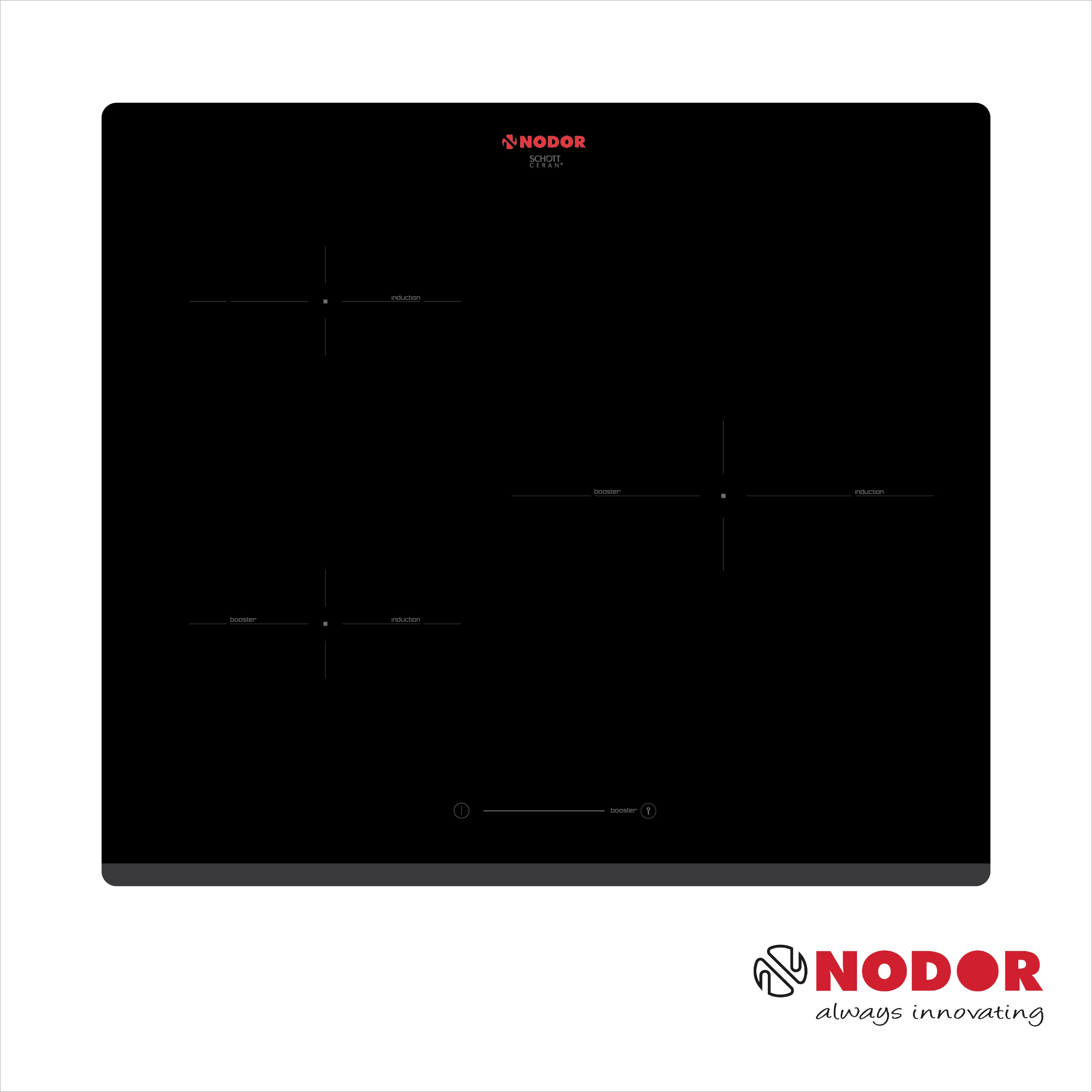 Bếp từ 3 nodor ib 36 bkg