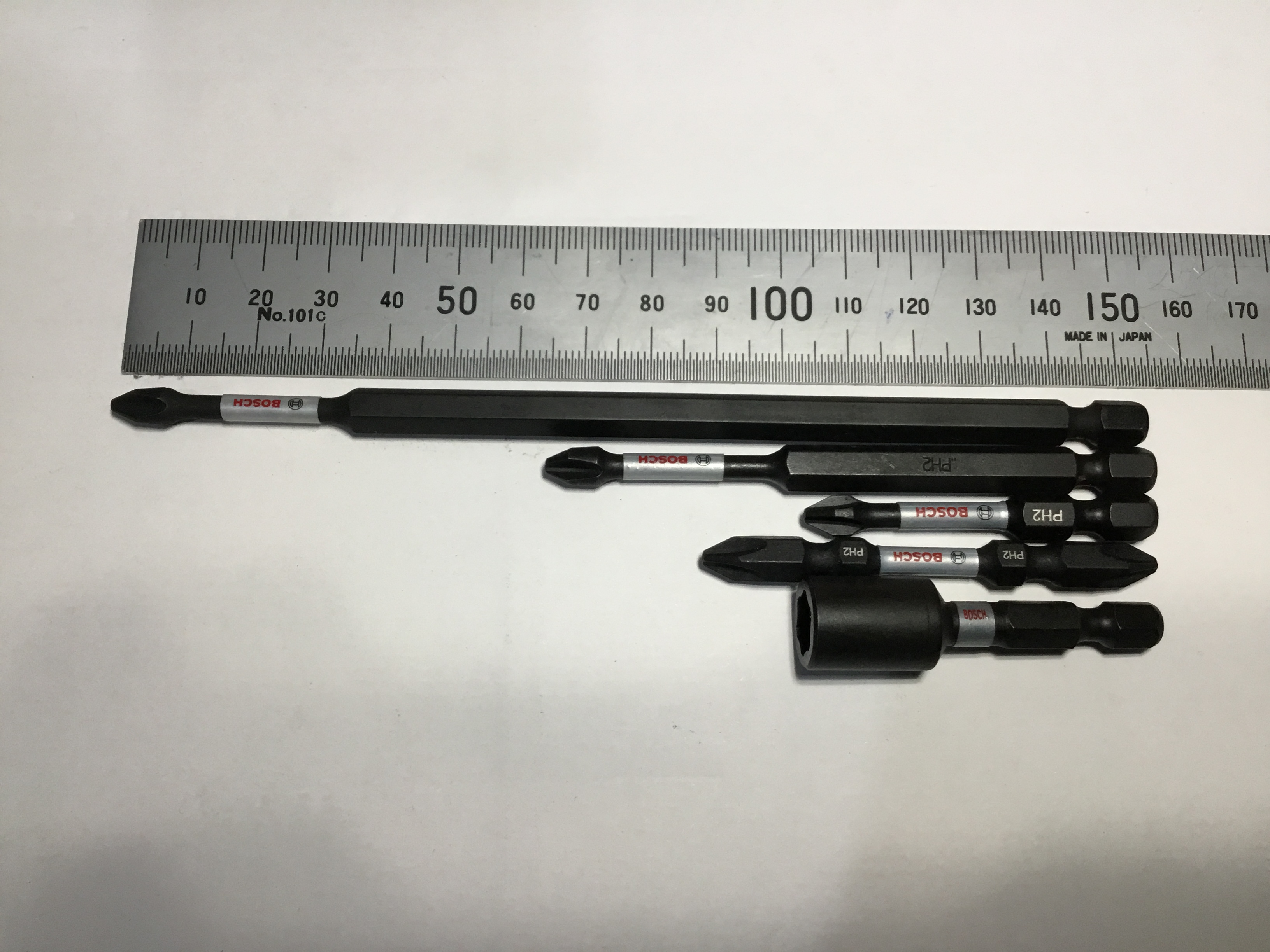 [HCM]Bộ 5 Mũi Vít Nhập Có Từ Ph2 & Đầu Bắn Tôn