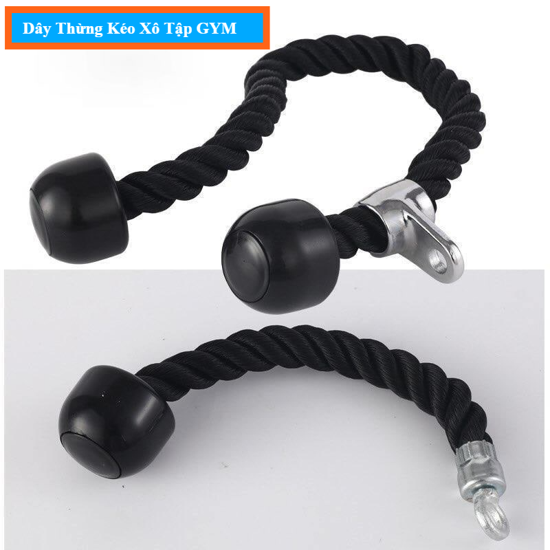 Dây Thừng Kéo Xô, Tập Tay Sau - Phụ Kiện Tập GYm Dây Tricep Rope Tập Gym