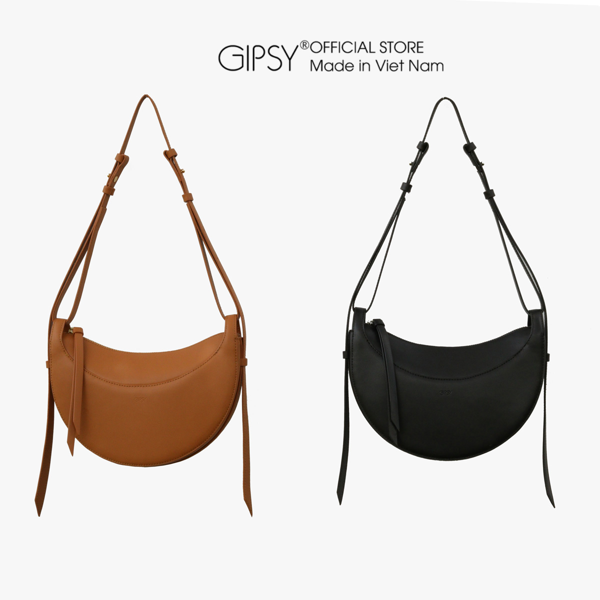 Túi xách nữ đeo chéo & đeo vai thời trang crescent-moon hobo bag gipsy