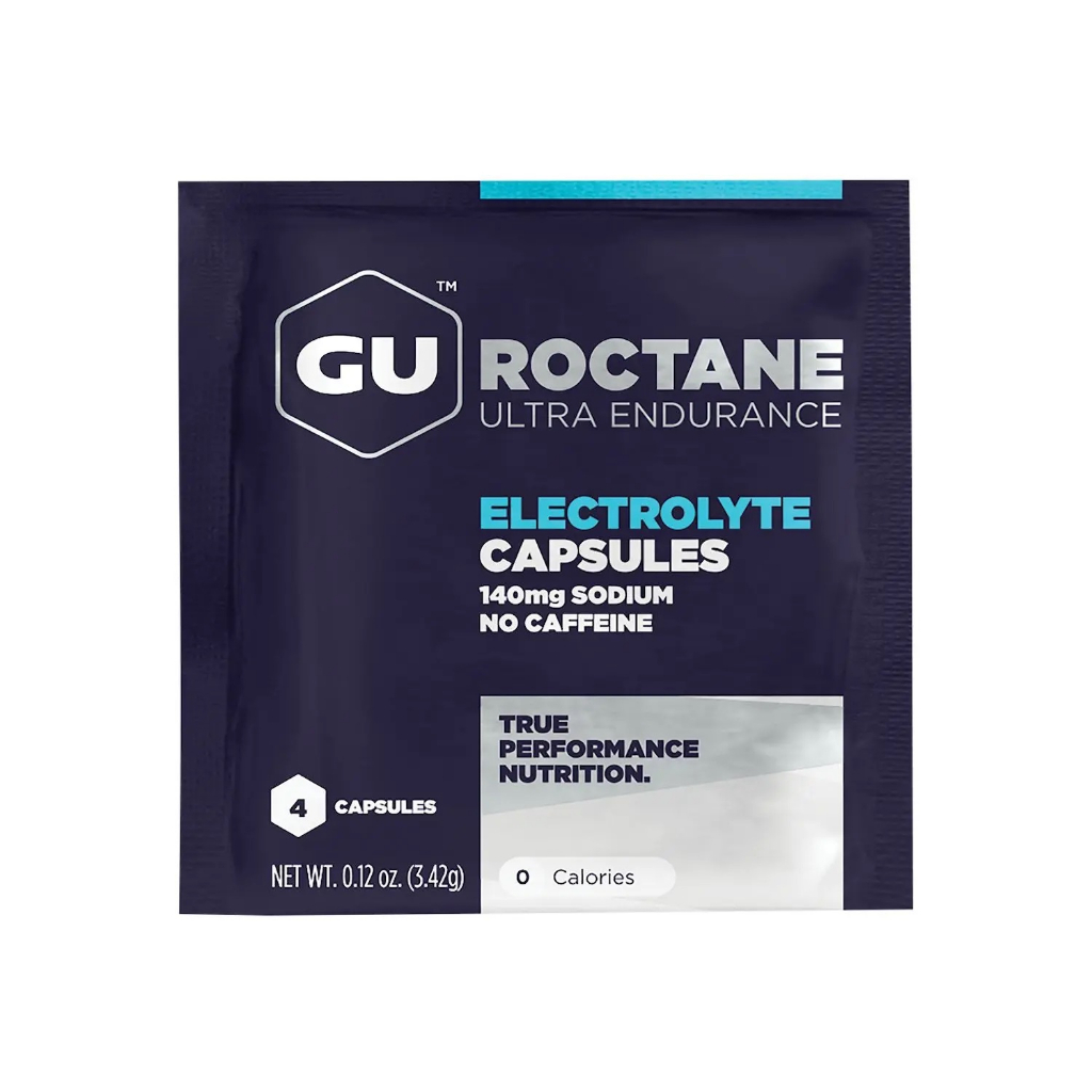 Viên muối điện giải GU Roctane Electrolyte Capsules gói 4 viên