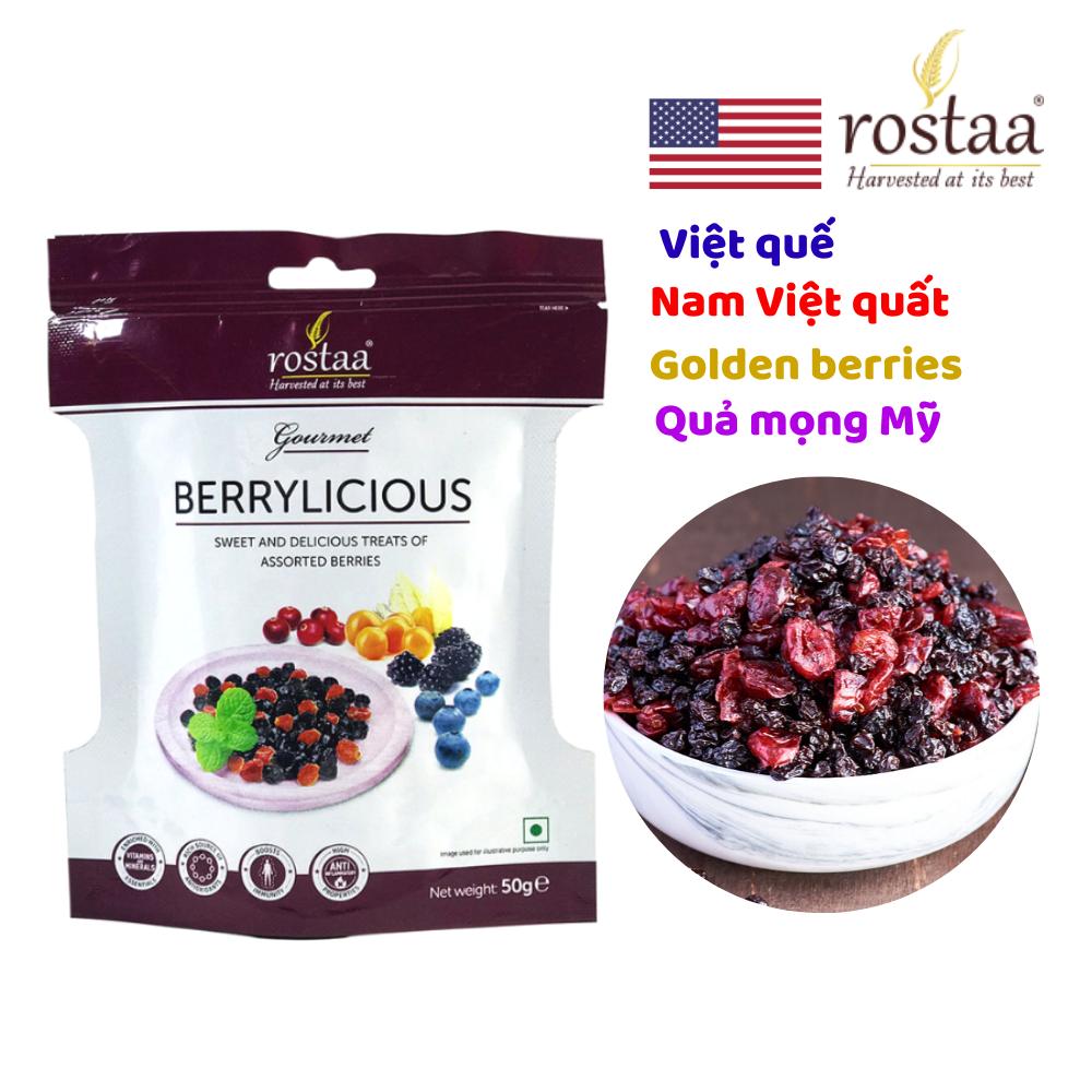 [ Sản Phẩm Mỹ] Quả Mọng dinh dưỡng USA 50g - Trái cây và quả sấy Rostaa