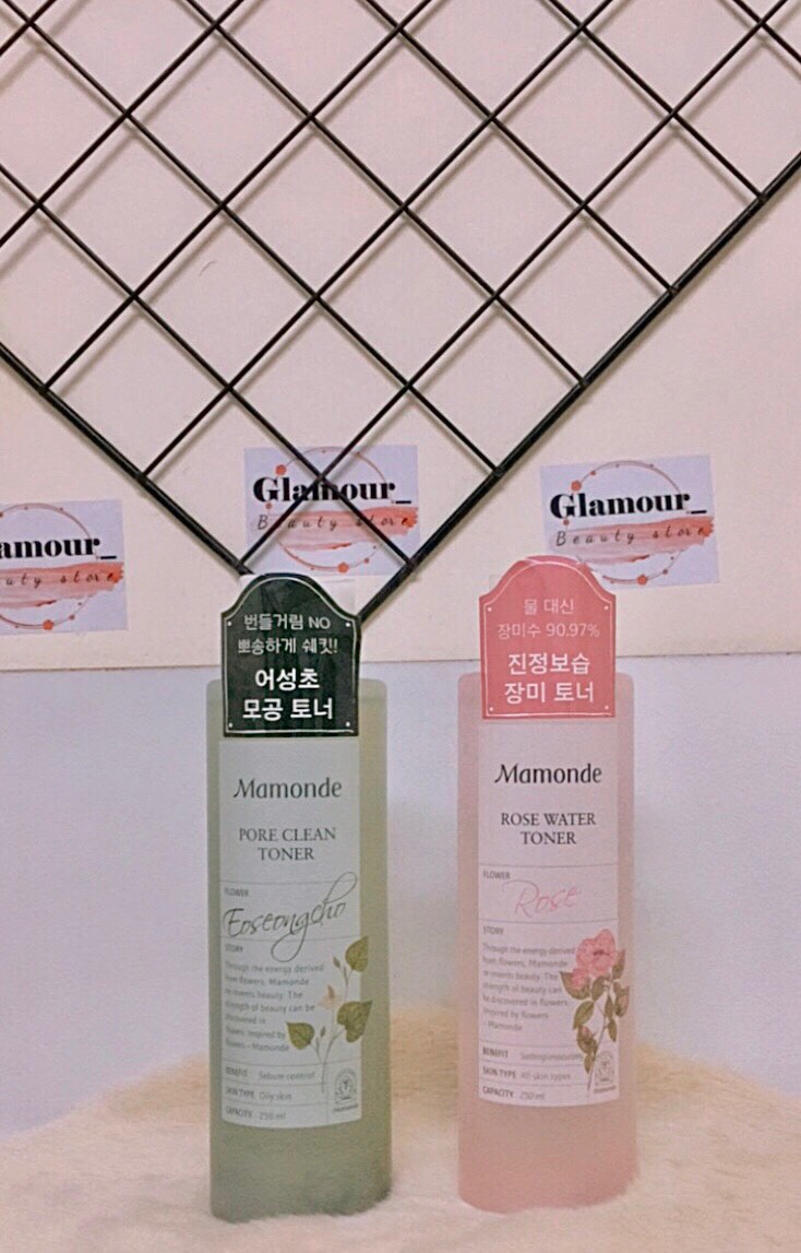 Nước Hoa hồng Mamode Rose và Diếp cá se khít lỗ chân lông, dưỡng ẩm da mềm mịn 250ml