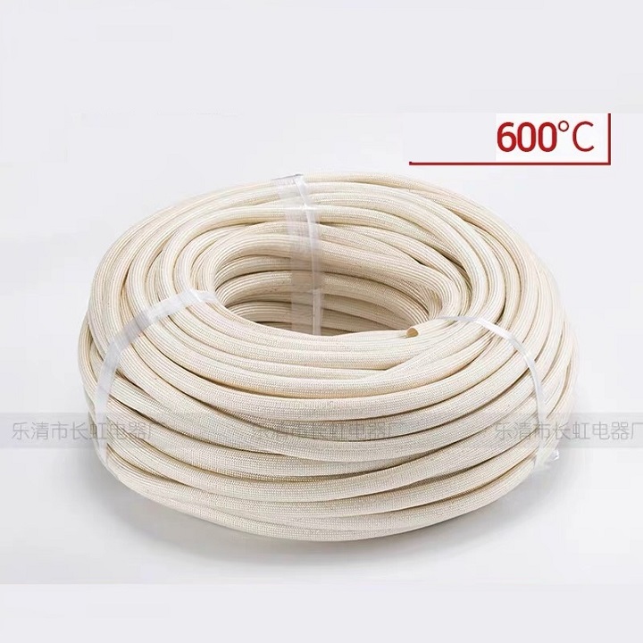 ống gen cách nhiệt , cách điện 5 mét phi 4 gen sợi thủy tinh amiang chịu nhiệt tới 600 độ