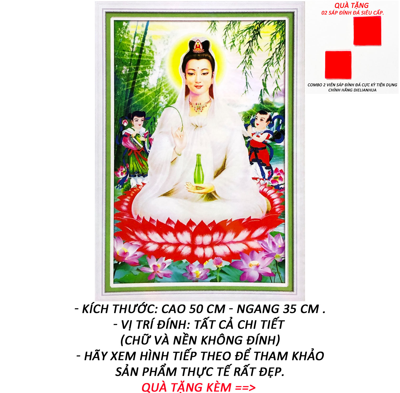 Tranh Phật Quan Âm có ý nghĩa gì? Mua tranh Phật Bà Quan Âm ở đâu?