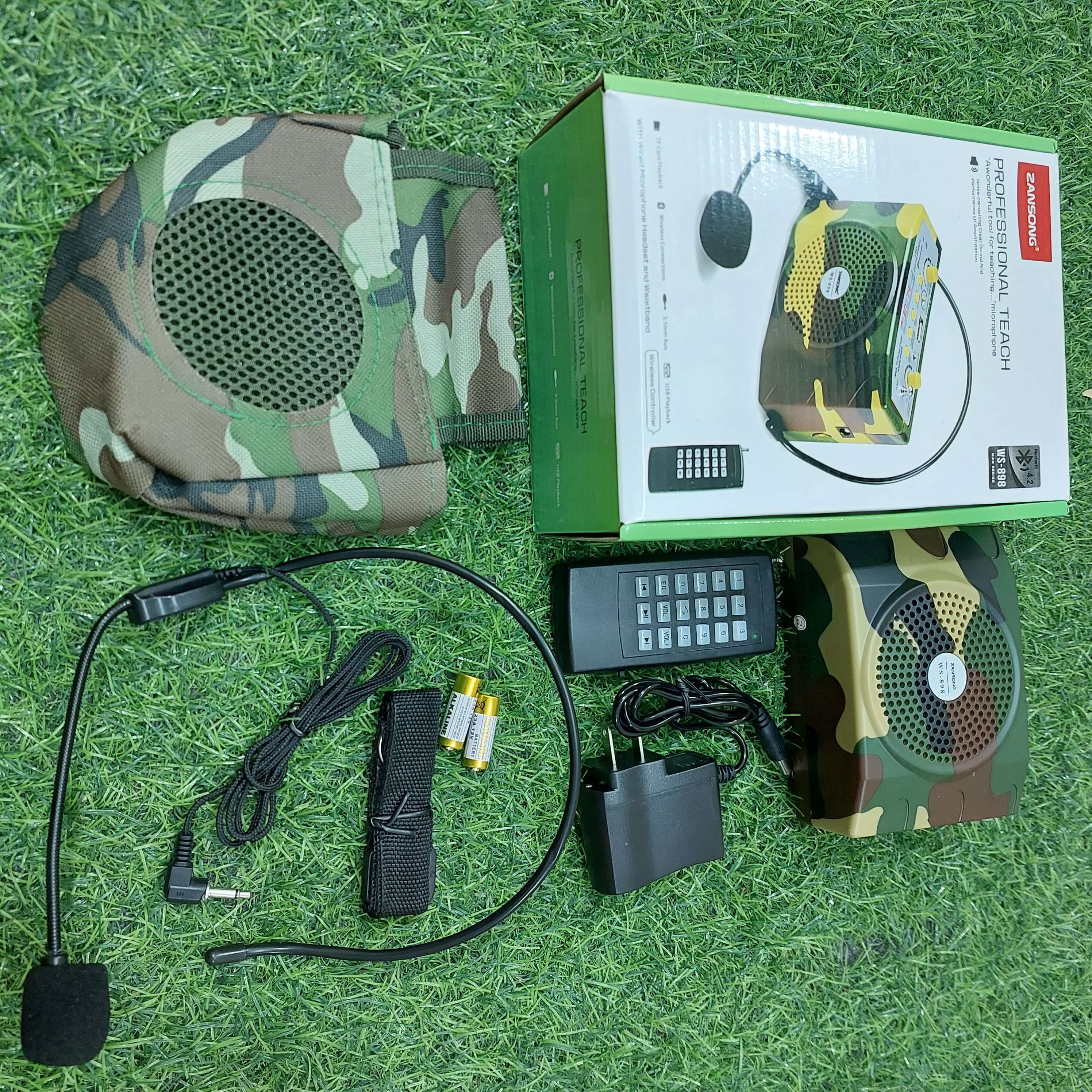 Loa Bay Trợ Giảng WS 898 Điều Khiển Từ Xa Có Kết Nối Bluetooth (Không Kèm Thẻ Nhớ)_KhánhNgọcLuck