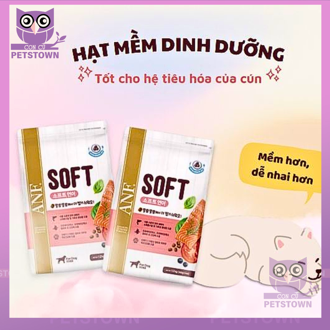 Anf Soft/Soft Balance - Thức ăn hạt mềm cho chó nhập khẩu Hàn Quốc túi 1.2kg