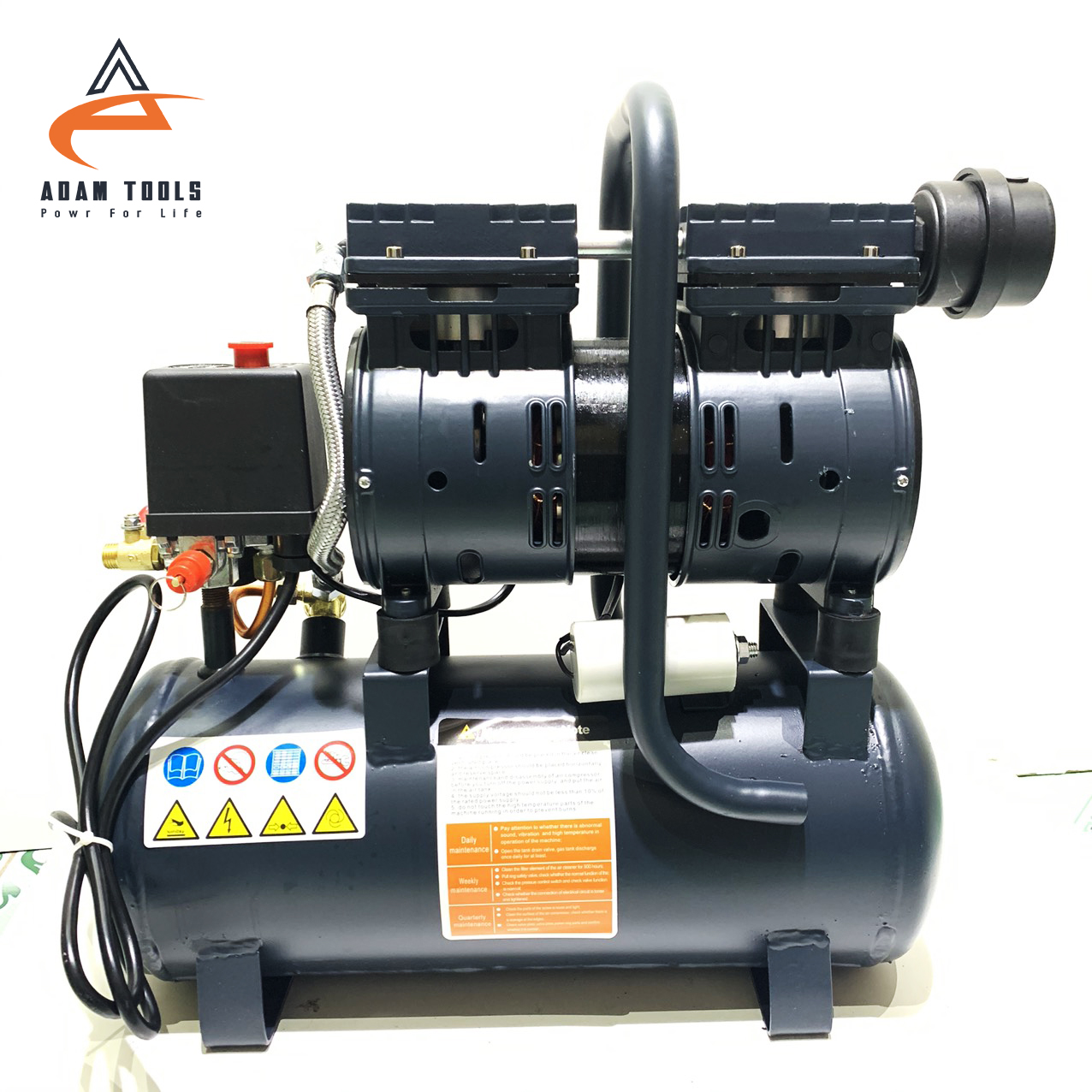 Máy nén khí sạch mini bình 9L ETOP - nén khí chống ồn