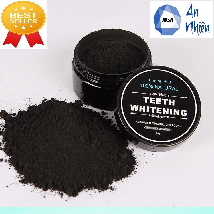 Bột Trắng Răng Than Tre Hoạt Tính Teeth Whitening