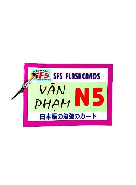 Flashcard Tiếng Nhật - Thẻ học tiếng Nhật Ngữ Pháp N5
