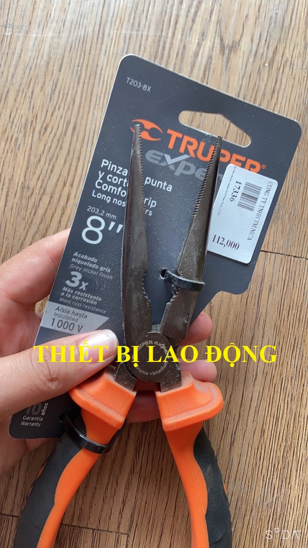 Kìm nhọn chuyên nghiệp 8in/200mm truper - 17336