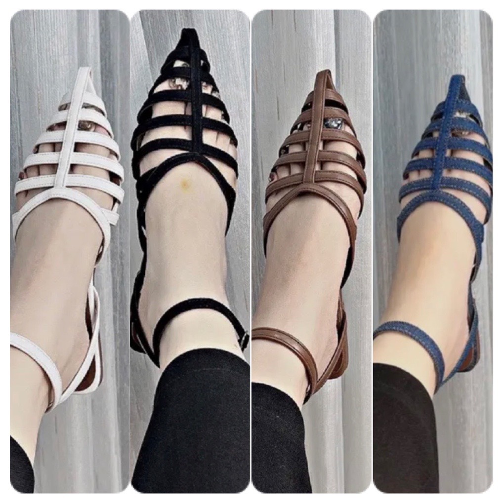 Giày bệt cao cấp kiểu dáng tiểu thư siêu đẹp.