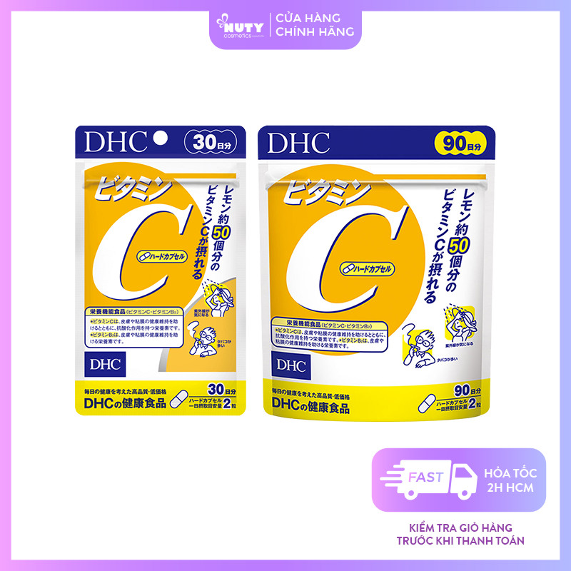 Viên uống bổ sung vitamin c dhc vitamin c