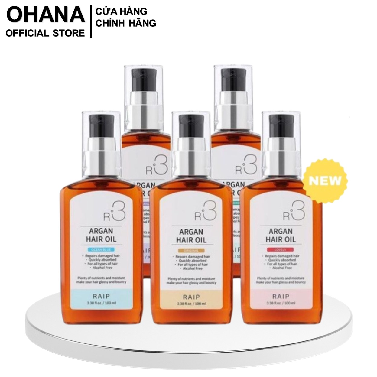 Tinh dầu dưỡng tóc raip r3 argan hair oil 100ml
