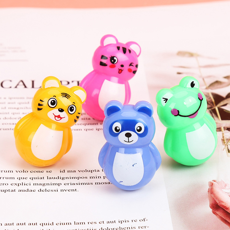 Lật đật mini hình Gấu ngộ nghĩnh, vui nhộn, siêu cute