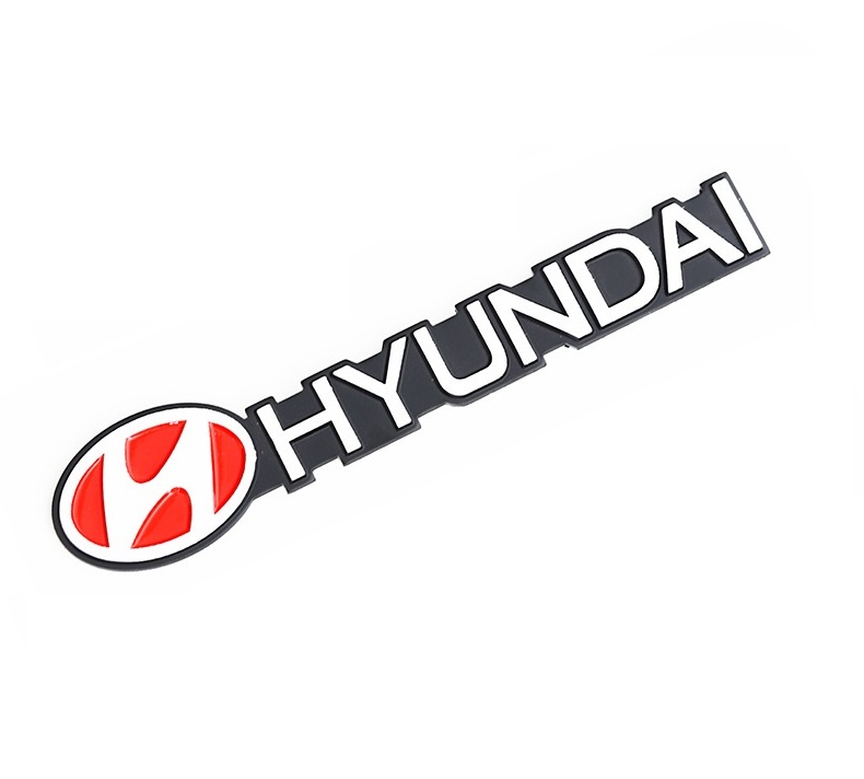 Tem chữ dán hyundai trang trí ô tô siêu chất - atdtech