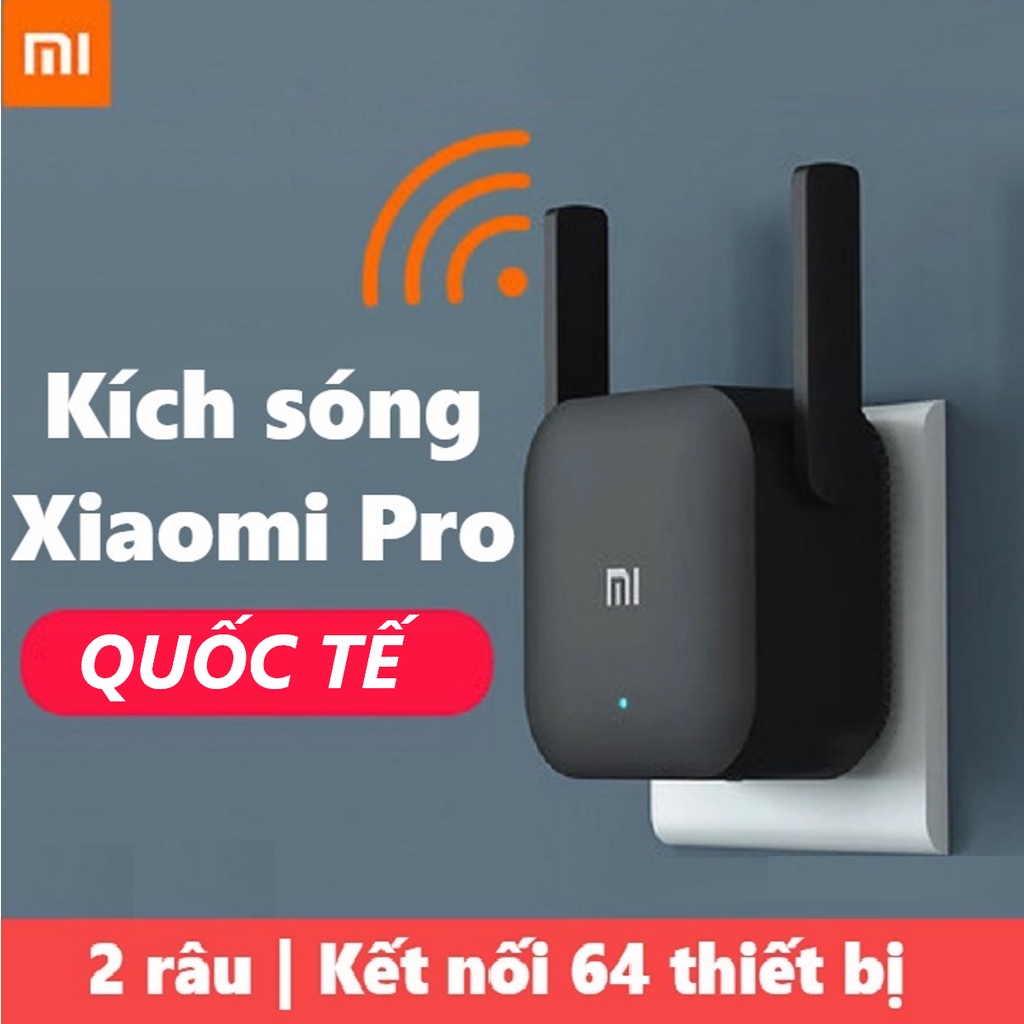 Thiết bị kích sóng Xiaomi Wifi Repeater Pro bộ kích sóng wifi Xiaomi Pro