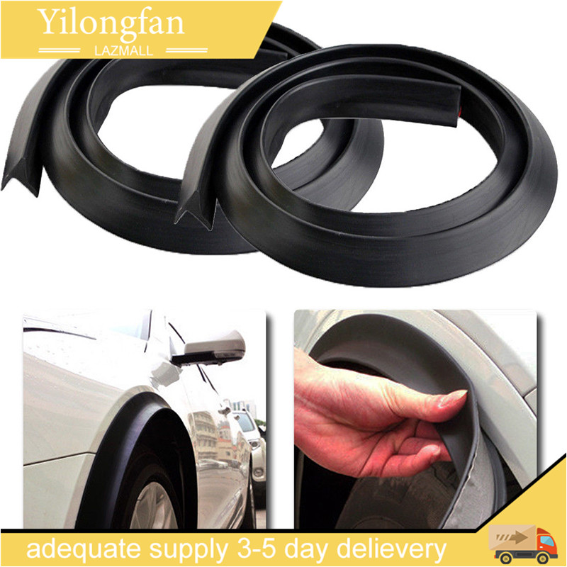 Dải Decal Chắn Bùn Trên Vòm Bánh Xe Hơi, Phụ Kiện Nội Thất Thay Thế Bằng Cao Su