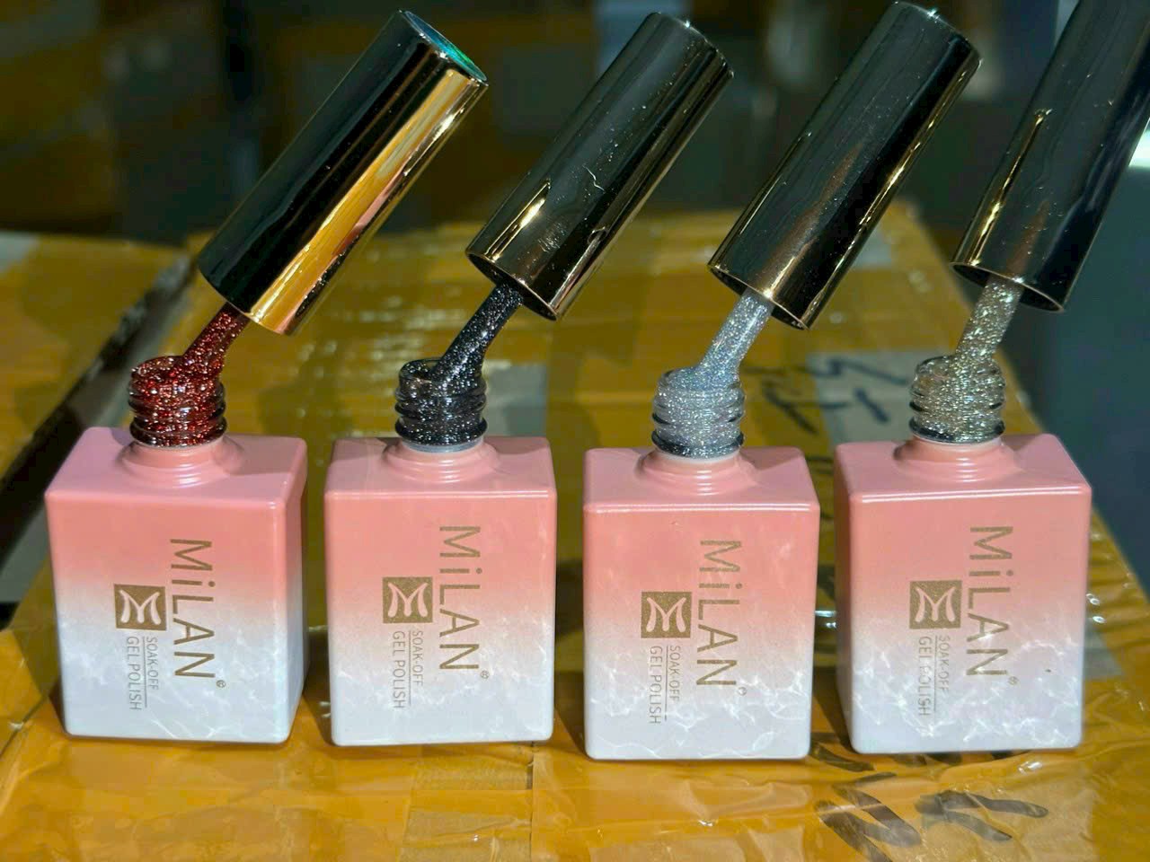 Sơn Nhũ Flash Milan Đỏ Đen Siêu Sáng - sinailmi
