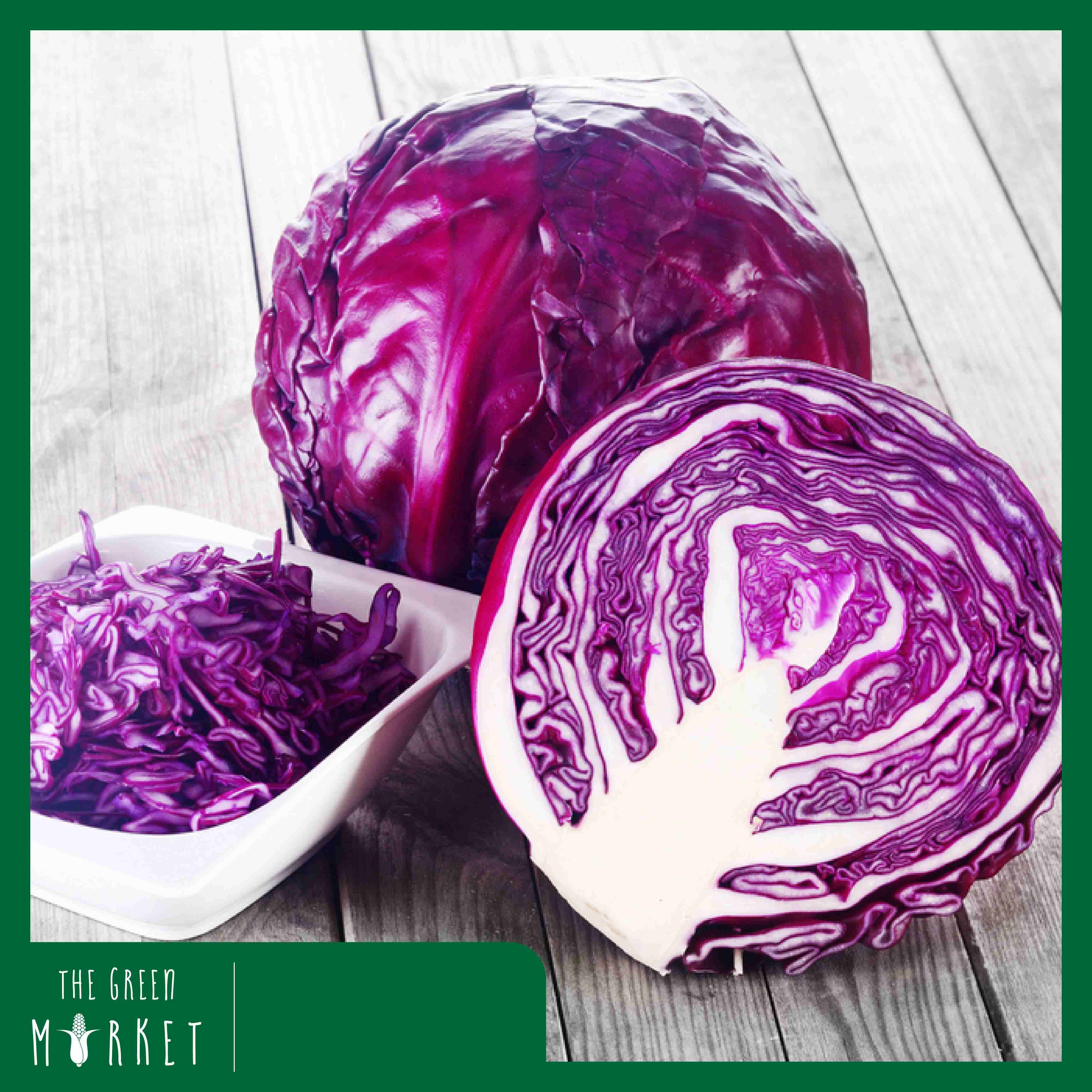 Bắp cải tím globalgap 1kg the green market -