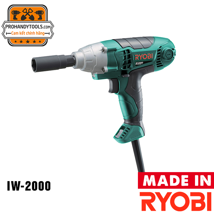 Máy siết bulon cầm tay ryobi iw-2000 320w