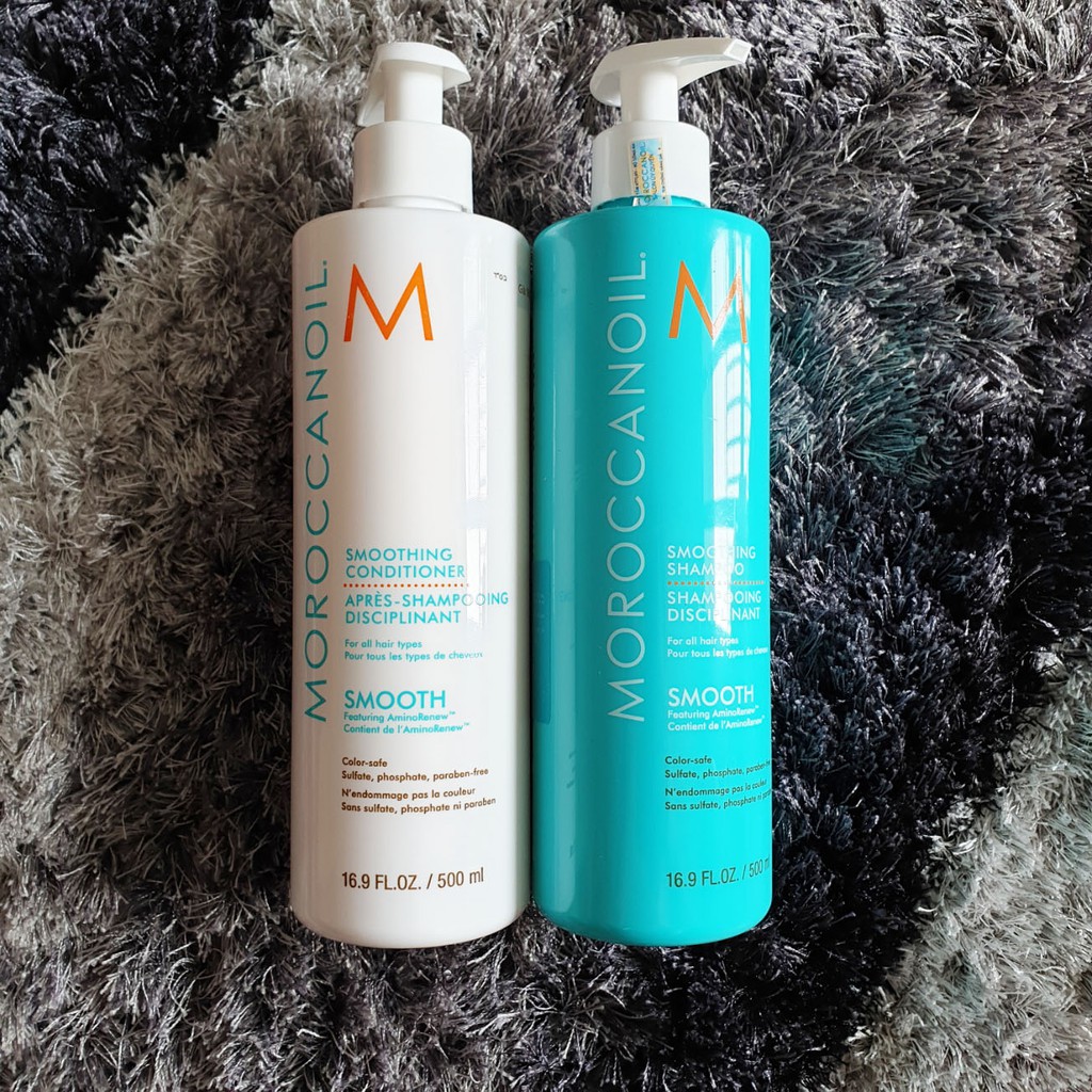 Moroccanoil - cặp dầu gội dầu xả dưỡng ẩm sâu phục hồi tóc hư tổn moroccanoil 500ml