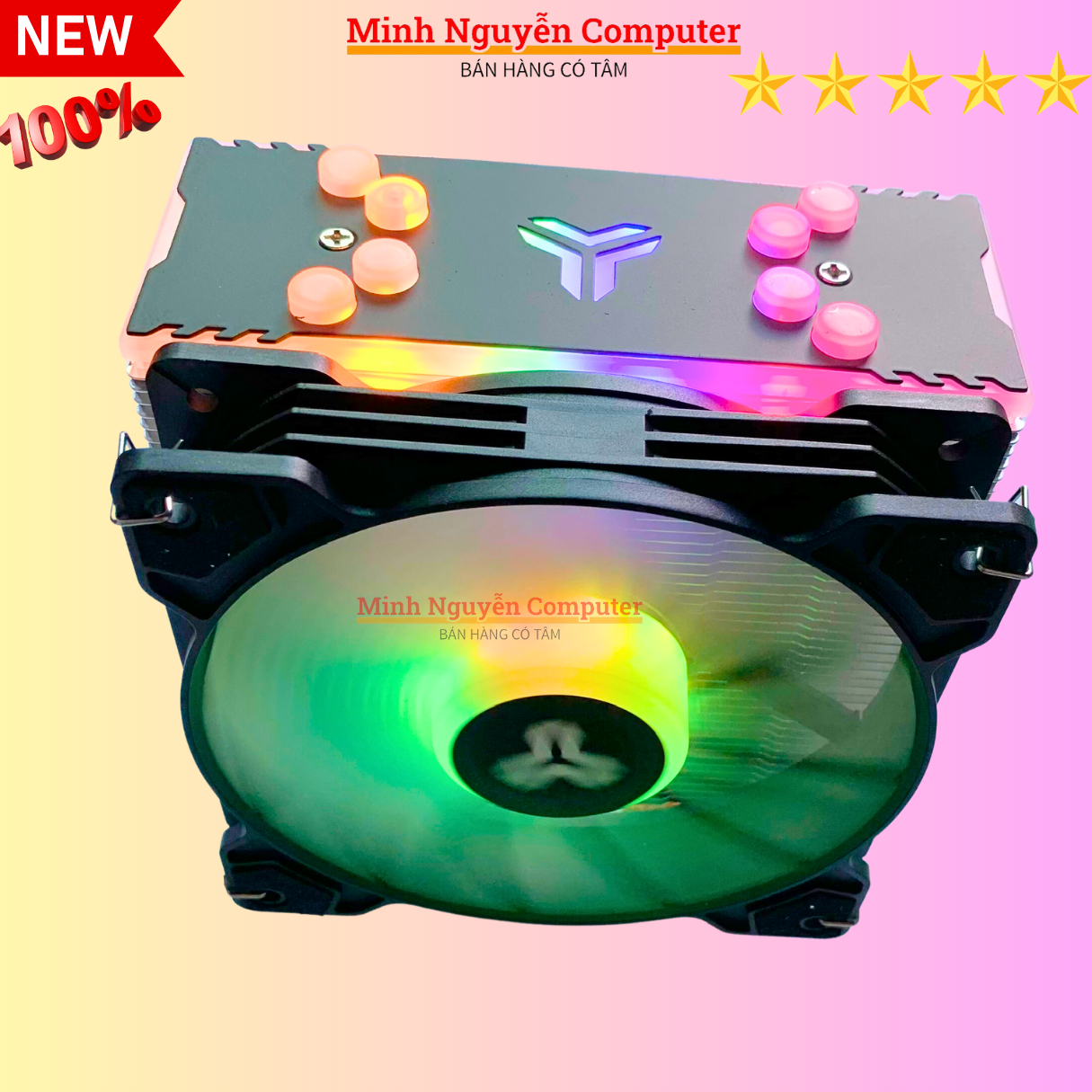 Quạt tản nhiệt CPU COOLERMAN T400i mã mới, Hỗ trợ full socket 2011, LGA1200