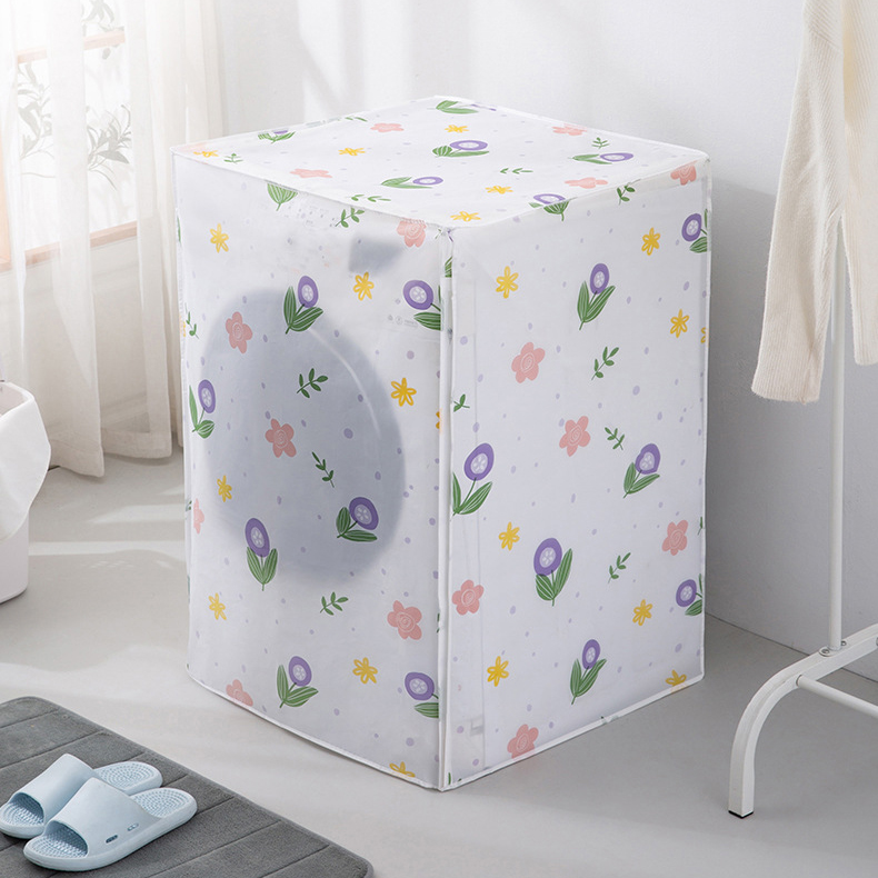 Bọc áo trùm máy giặt chất liệu PEVA, Áo trùm máy giặt cửa trên và trước từ 5-12kg