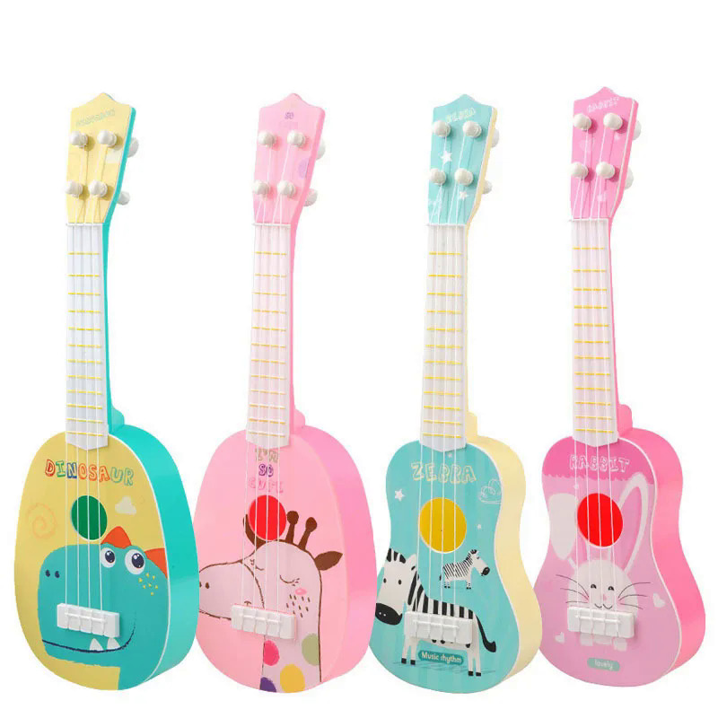 35Cm Trẻ Em Của Nhạc Cụ Ukulele Guitar Montessori Đồ Chơi Cho Trẻ Em Trường Chơi Trò Chơi Giáo Dục Giáng Sinh Món Quà Sinh Nhật