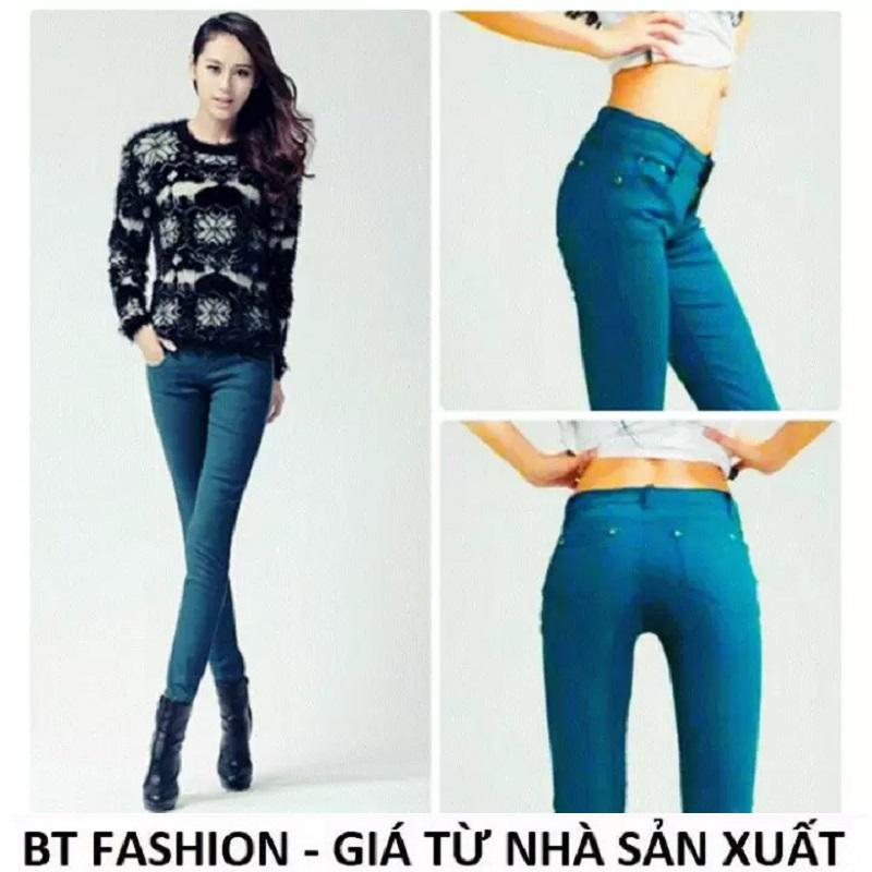 Quần dài nữ kaki thun conton legging thời trang hàn quốc mới - bt fashion