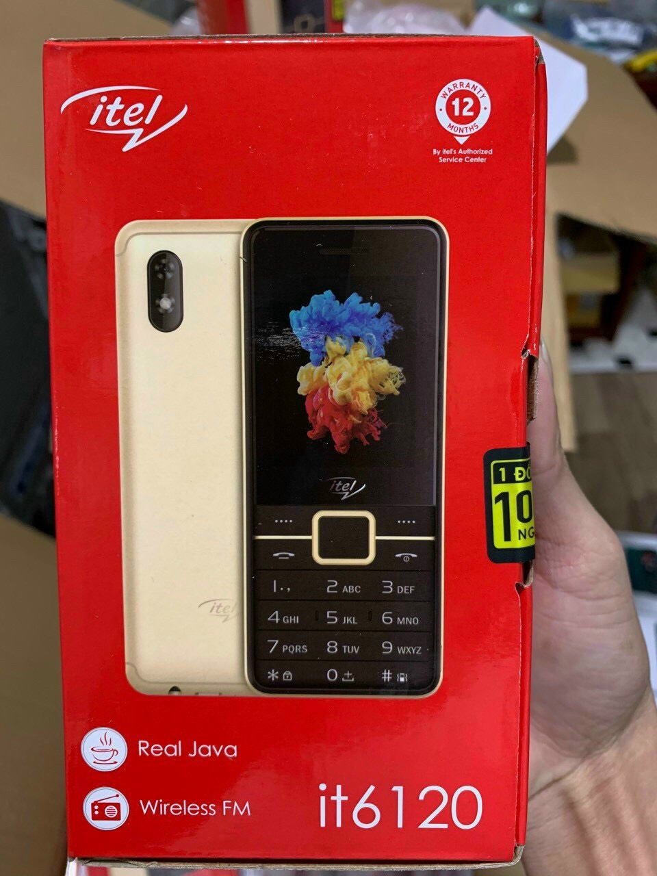 Điện thoại itel it6120 có chức năng ghi âm cuộc gọi mới Fullbox - Bảo hành 12 tháng