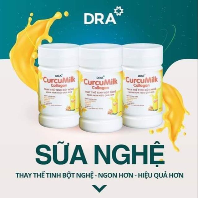 Sữa Nghệ Curcumilk collagen - Bồi bổ sức khỏe mẹ sau sinh người đau dạ dày chống lão hóa giúp đẹp da tăng sức đề kháng