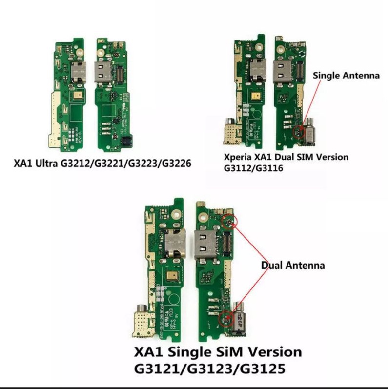 Cụm chân sạc sony xa1 / xa1 dual sim / xa1 ultra