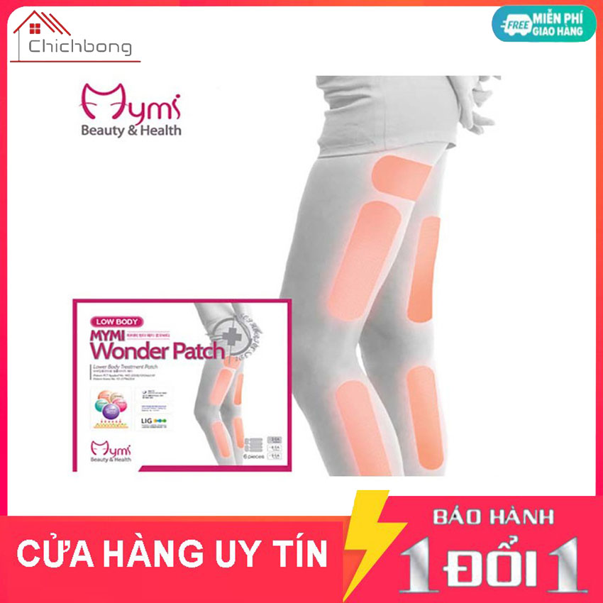 Miếng dán tan mỡ đùi Low Body MYMl dành cho người ngồi nhiều ít vận động(18 Miếng)