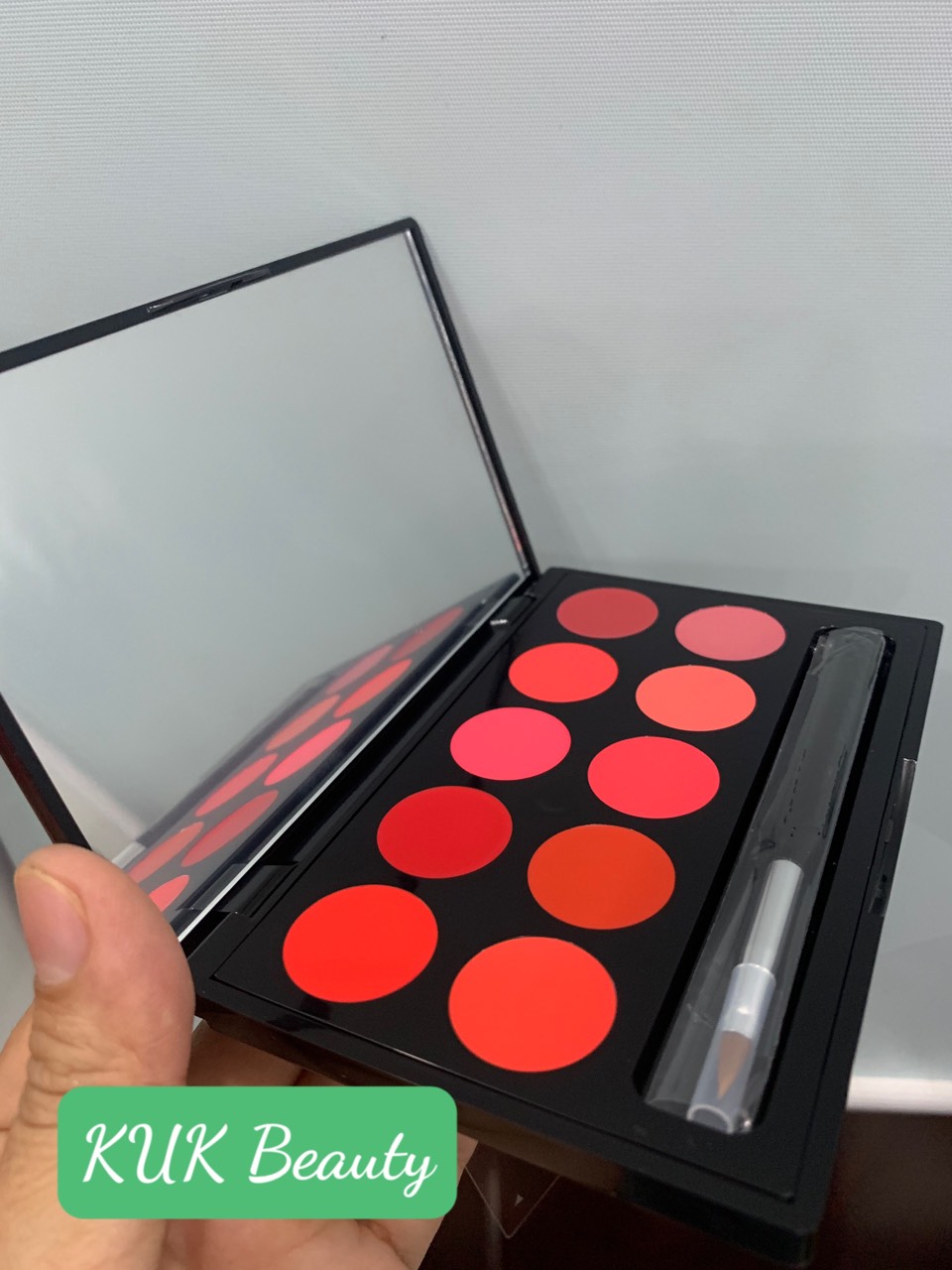 Bảng son lỳ Ohui 10 màu nhiều dưỡng lâu trôi