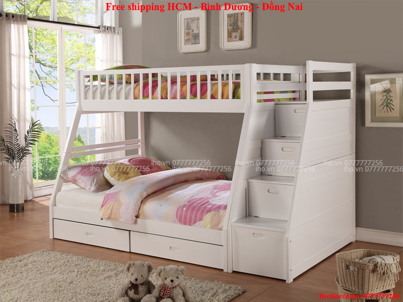Giường tầng gỗ funykid01