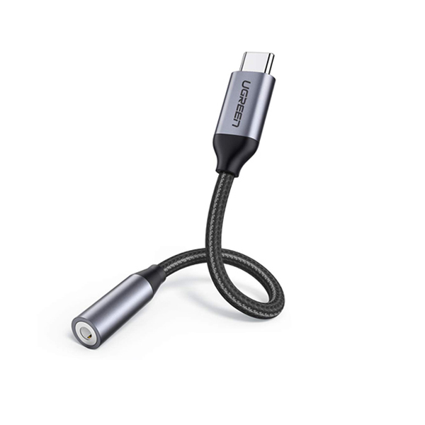 Cáp chuyển usb type c to 3.5mm dài 10cm ugreen 30632