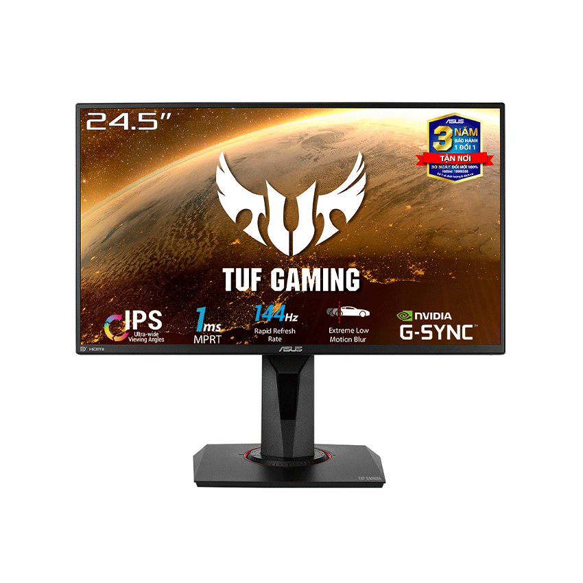 Màn hình asus vg259q (24.5inch/fhd/ips/144hz/1ms/400nits/hdmi+dp+audio/gsync/loa)