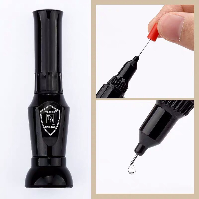 Bút nhả gel đính đá moon nail