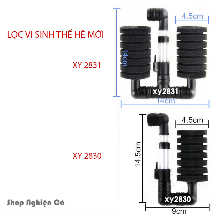 Lọc sủi vi sinh bio xy2830 , xy2831