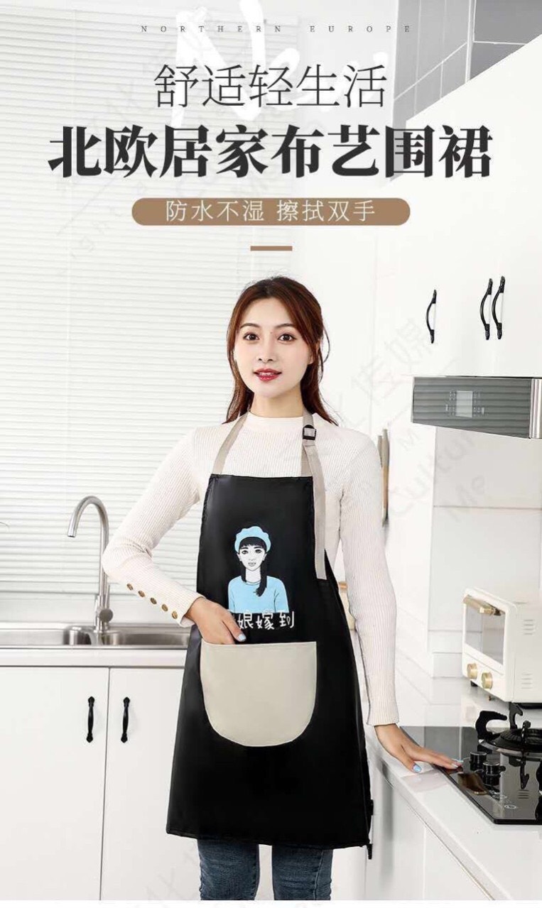 Tạp dề cô gái siêu yêu chống thấm tốt