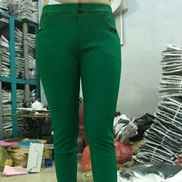 Quần lưng thun dài 6 nút cotton Hàn Quốc. Chất cotton co giãn 4 chiều.