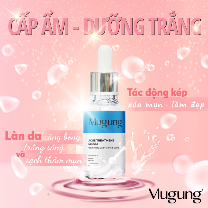 Serum hết mụn mugung cấp tốc giảm tất cả các loại mụn số 1 Việt Nam an toàn hiệu quả cao