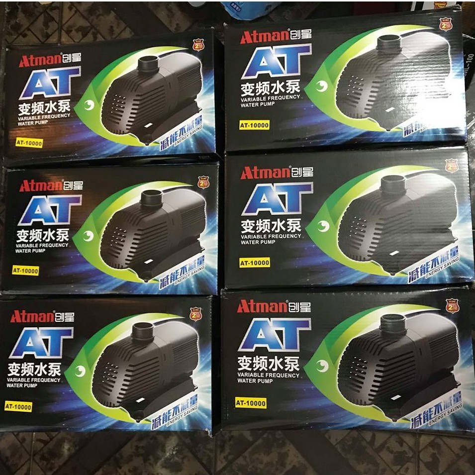 Bơm Nước Bể Cá Atman AT-10000 (90W - 10000L/H - 4M) - Máy Bơm Hồ Cá Tiết Kiệm Điện Và Siêu Bền
