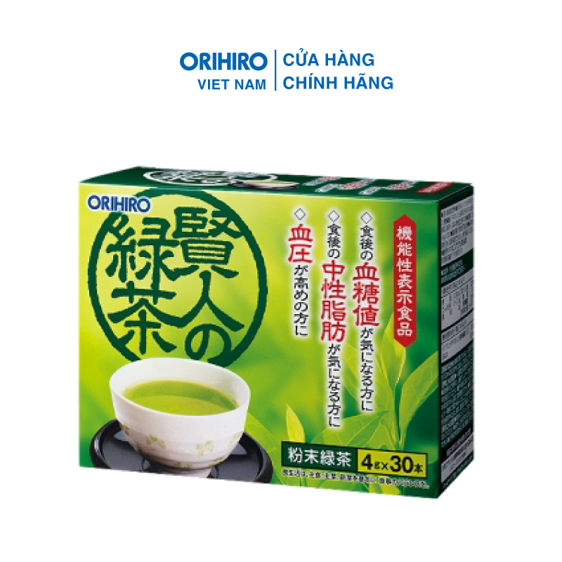 Trà Xanh Orihiro Sage 30 Gói Giúp Giảm Mỡ Và Đường Trong Máu Hiệu Quả