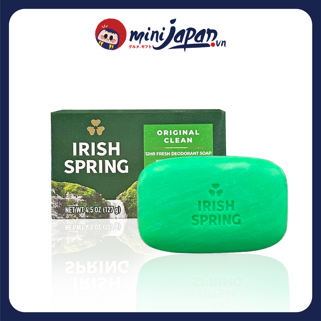 Xà bông cục diệt khuẩn Irish Spring Original Clean 113g - Xà phòng diệt khuẩn Mỹ