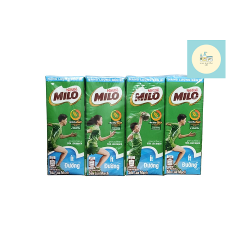 sữa Milo Nestle ít đường 180ml