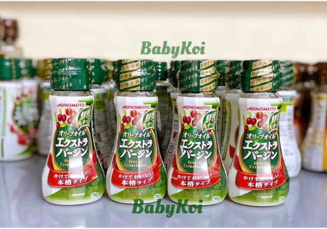 Dầu Olive Extra Virgin Ajinomoto Nhật nguyên chất cho bé ăn dặm