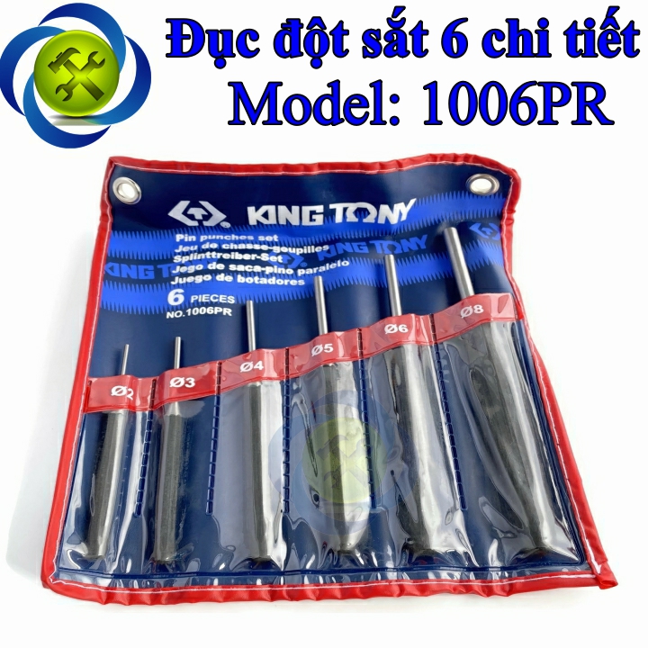 Đục đột sắt kingtony 1006pr có 6 chi tiết