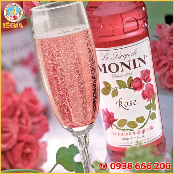 Siro monin hoa hồng 700ml - monin rose syrup
